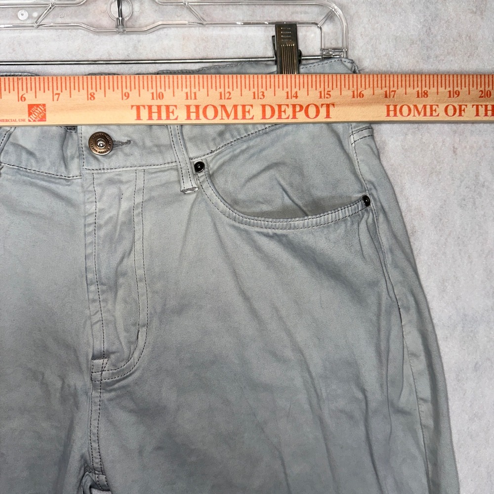 Joseph Abboud Pants Mens 34x30 Light Gray Good Casual Five Pocket Geometric - Picture 11 of 16
